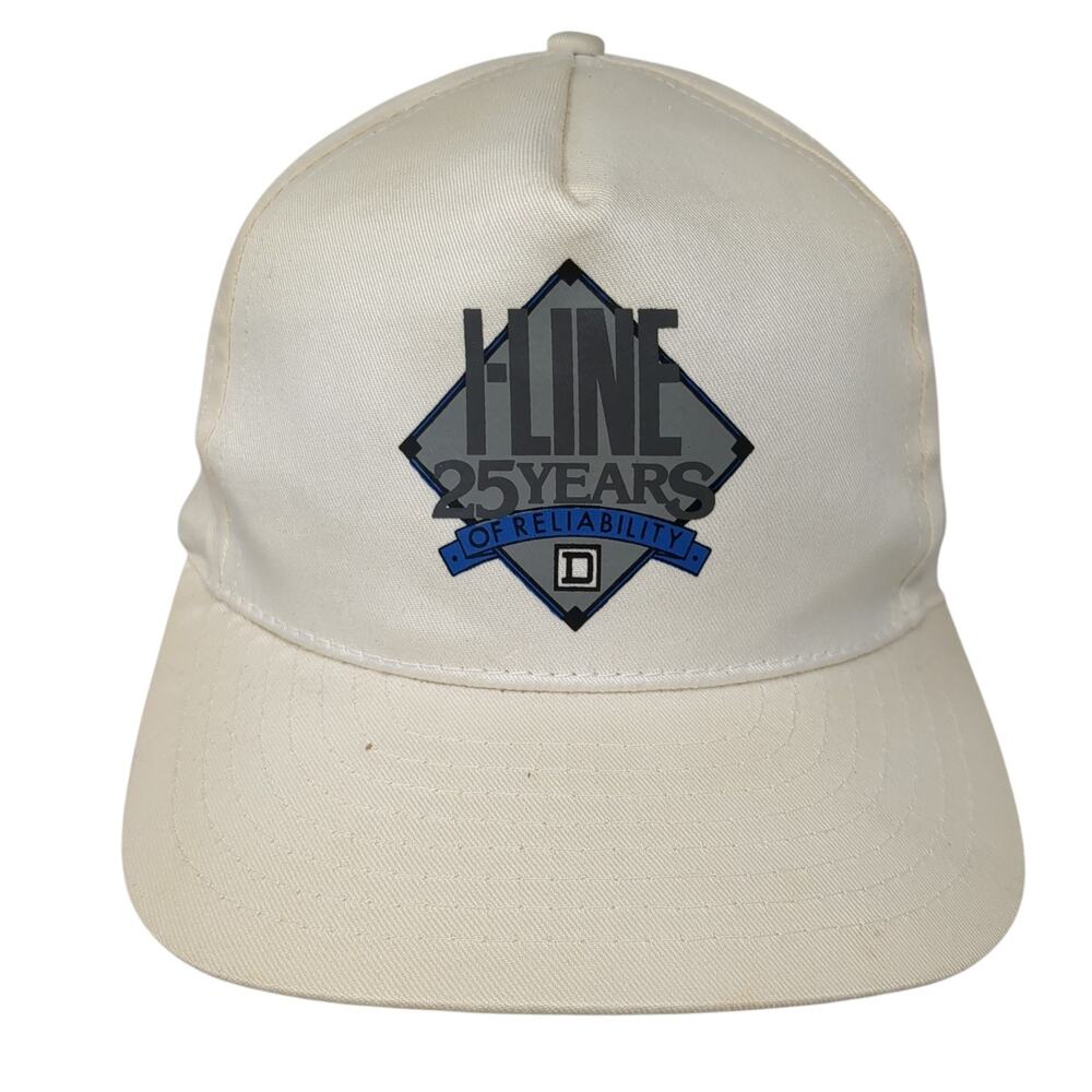 I-Line 25 Years Of Reliability 5 Panel Cap Beige OS Designer Award Headwear